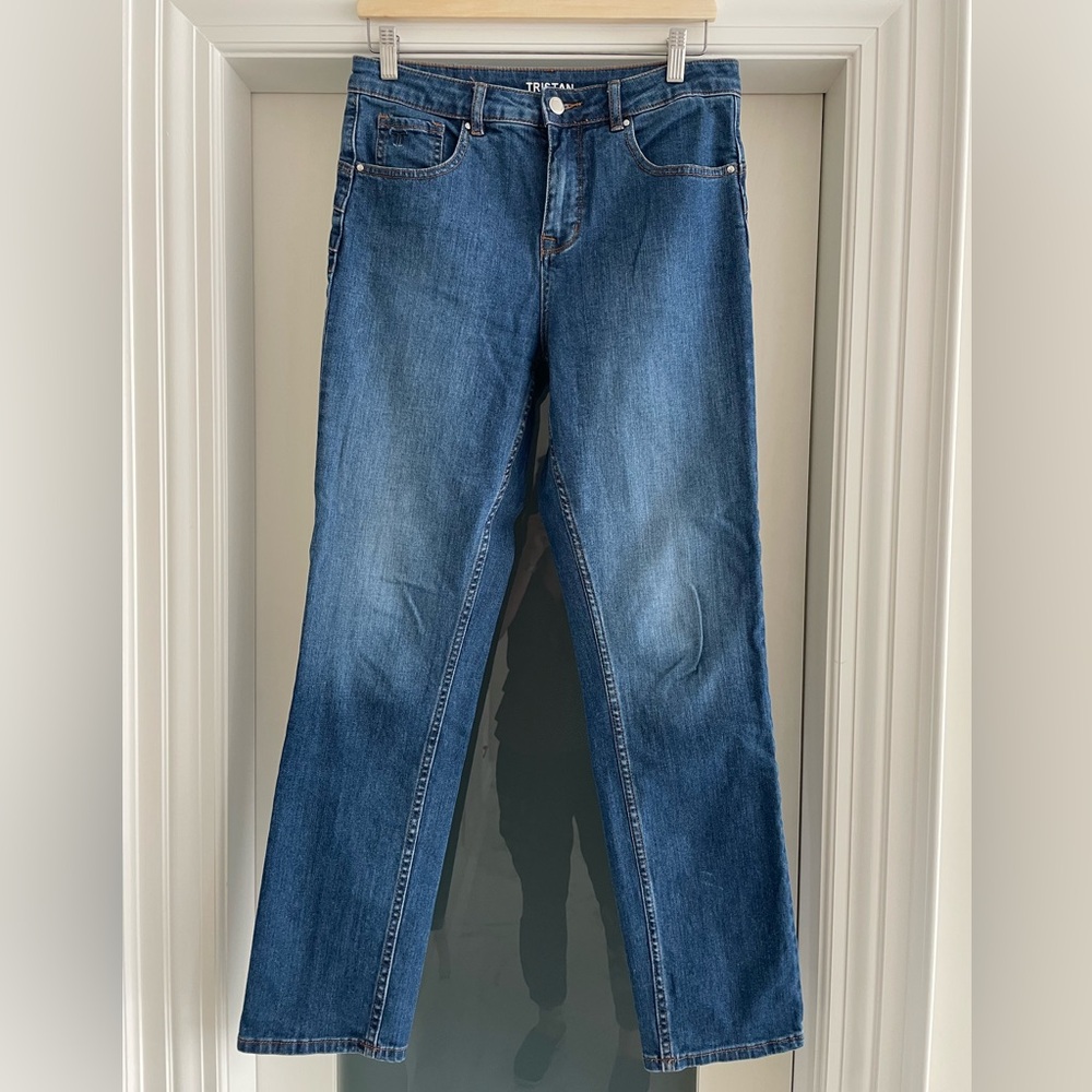 Tristan High-Rise Women's Jeans in Medium Blue Wash